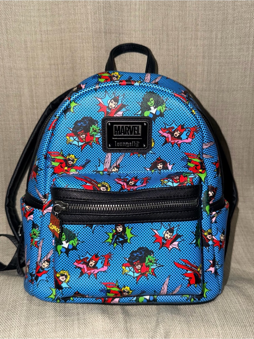 Marvel Loungefly female heroes mini backpack